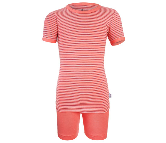 Pyžamo KR Outlast® - pruh tm.coral/tm.coral
