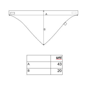 Šátek na krk podšitý Outlast® - mechová/pruh bílošedý melír