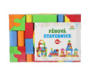 Stavebnice pěnová 81ks v plastové krabici 32x21,5x7,5cm