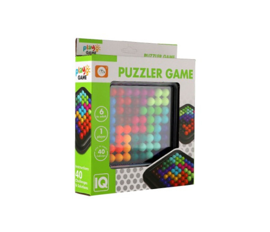 IQ puzzle logická hra plast v krabičce 16x20x4cm