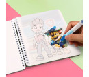 Kouzelné malování vodou Tlapková patrola/Paw Patrol omalovánky/blok 12x16cm + štětec, 8 listů v krab