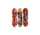 Skateboard prstový šroubovací s rampou plast mix druhů na kartě 20x29x7cm