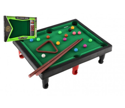 Kulečník/Billiard mini dětský 33x26cm v krabici 44x27x3cm