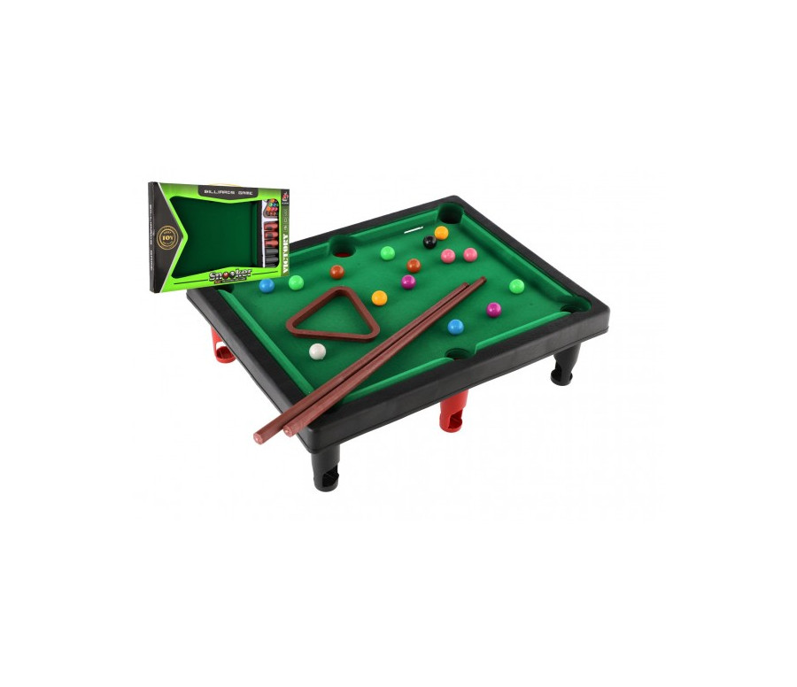 Kulečník/Billiard mini dětský 33x26cm v krabici 44x27x3cm