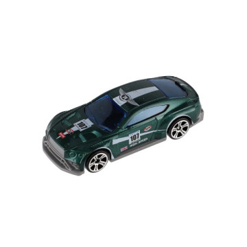 Auto závodní 6ks kov/plast 8cm na volný chod v krabičce 10,5x27x4cm