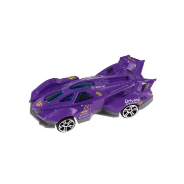 Auto sportovní 6ks kov/plast 8cm na volný chod v krabičce 10,5x27,5x4cm