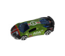 Auto sportovní 6ks kov/plast 8cm na volný chod v krabičce 10,5x27,5x4cm