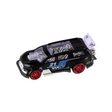 Auto závodní 6ks kov/plast 8cm na volný chod v krabičce 10,5x27,5x4cm