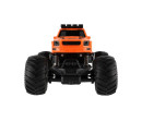 Auto RC pick up Off road terénní plast 23cm 2,4GHZ na baterie se světlem oranžový v krab. 30x15x19cm