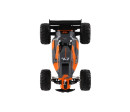 Auto RC Buggy rychlostní 2,4GHz plast 25cm na baterie oranžové v krabici 31x14x18cm