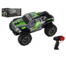 Auto RC pick up terénní plast 25cm 2,4GHZ na baterie šedo-zelený v krabici 32x14x18cm