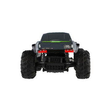 Auto RC pick up terénní plast 25cm 2,4GHZ na baterie šedo-zelený v krabici 32x14x18cm