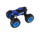 Auto RC Off-Road terénní 2,4GHz plast 32cm dobíjecí pack+baterie modré v krabici 38x23x26cm