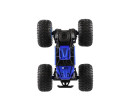 Auto RC Off-Road terénní 2,4GHz plast 32cm dobíjecí pack+baterie modré v krabici 38x23x26cm