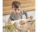 Dish Set PP/Cellulose Little Mateys royal blue