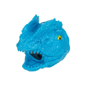 Dinosaurus hlava mačkací antistresový 8cm 4 druhy 12ks v boxu