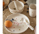 Dish Set PP/Cellulose Little Mateys spicy orange