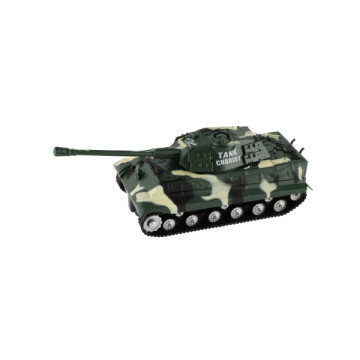 Tank RC PANTHER plast 25cm na baterie 27mHz se zvukem se světlem v krabici 28x13x12cm