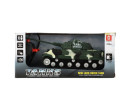 Tank RC PANTHER plast 25cm na baterie 27mHz se zvukem se světlem v krabici 28x13x12cm