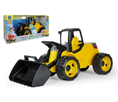 Nakladač žlutočerný Giga Trucks plast 75cm v krabici 70x35x29cm