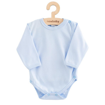 Kojenecké celorozepínací body New Baby Classic II modré