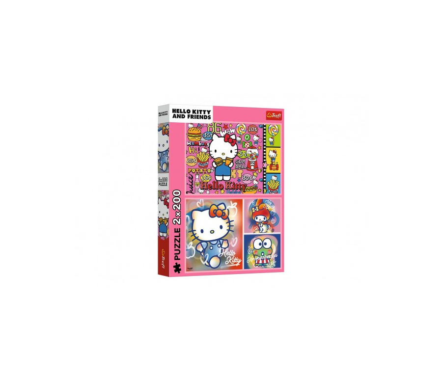 Puzzle 2x200 Hello Kitty a přátelé 41x27,5cm v krabici 26x34x4,5cm Puzzle 2x200 Hello Kitty a přátelé 41x27,5cm v krabici 26x34x4,5cm