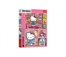 Puzzle 2x200 Hello Kitty a přátelé 41x27,5cm v krabici 26x34x4,5cm