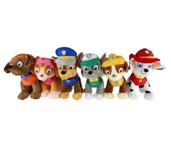 Figurka Tlapková patrola/Paw patrol plyš 6 druhů