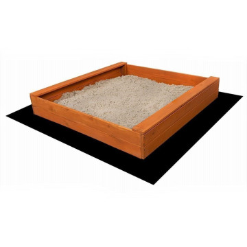Dětské dřevěné pískoviště se stříškou Baby Mix 120x120 cm červeno-bílé, Červená