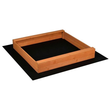 Dětské dřevěné pískoviště se stříškou Baby Mix 120x120 cm červeno-bílé, Červená