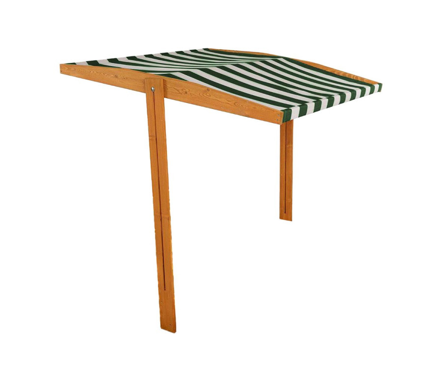 Stříška pro dětské dřevěné pískoviště Baby Mix 120x120 cm zeleno-bílá Stříška pro dětské dřevěné pískoviště Baby Mix 120x120 cm zeleno-bílá