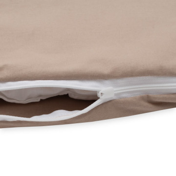 Bavlněné prostěradlo do postýlky New Baby 120x60cm cappuccino, Hnědá