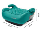 Autosedačka-podsedák BABY MIX HERO Plus ISOFIX I-SIZE black 2026, Černá