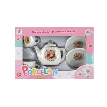 Čajová sada nádobí porcelán v krabičce 18x11,5x3,5cm