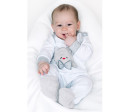 Luxusní kojenecké dupačky New Baby Honey Bear s 3D aplikací Luxusní kojenecké dupačky New Baby Honey Bear s 3D aplikací