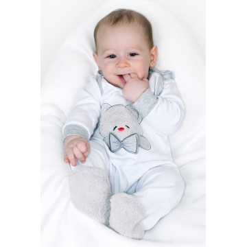 Luxusní kojenecké dupačky New Baby Honey Bear s 3D aplikací