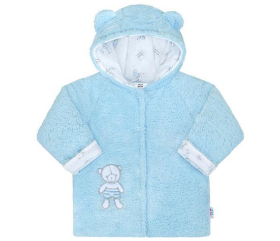Zimní kabátek New Baby Nice Bear modrý