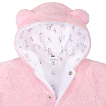 Zimní kabátek New Baby Nice Bear růžový
