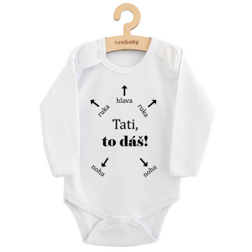 Body s potiskem New Baby Tati, to dáš!