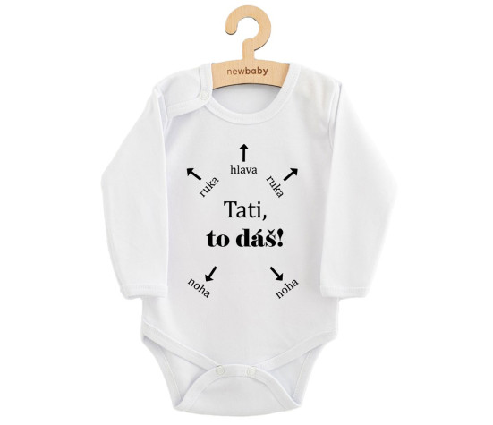 Body s potiskem New Baby Tati, to dáš!