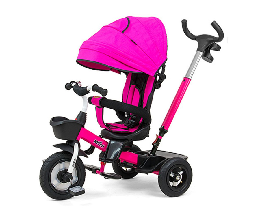 Dětská tříkolka Milly Mally Movi black-pink, Růžová Dětská tříkolka Milly Mally Movi black-pink, Růžová