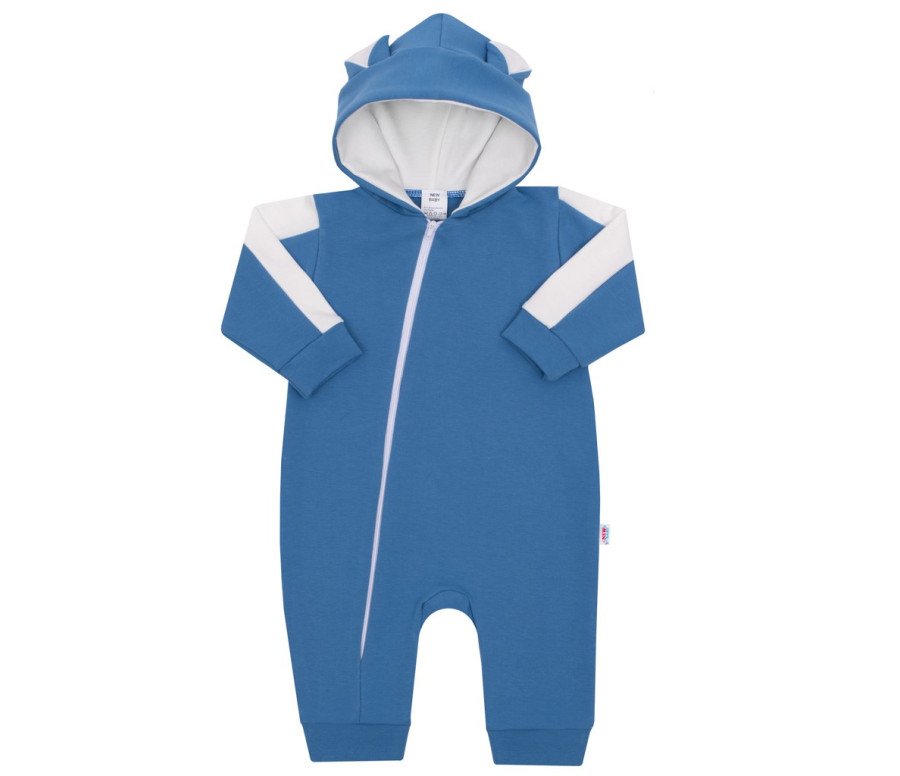 Kojenecký teplákový overal New Baby The Best modrý Kojenecký teplákový overal New Baby The Best modrý