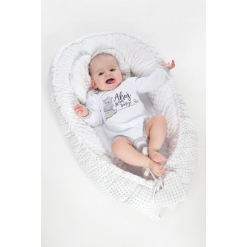 Body s potiskem New Baby Ahoj, jsem tady! - dárkové balení