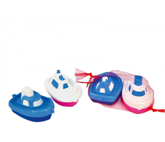 Loď/člun do vany plast 14cm 2ks v síťce 24m+