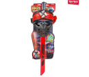 Ninja sada plast meč + maska + šipky 3ks na baterie se zvukem, světlem 4 barvy na kartě 20x62cm