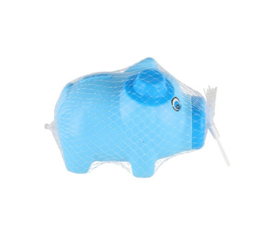 Pokladnička prasátko plast 16x12cm 2 barvy v síťce