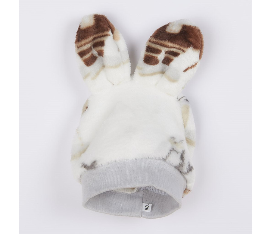 Kojenecká Wellsoft čepička s oušky New Baby Eskimo