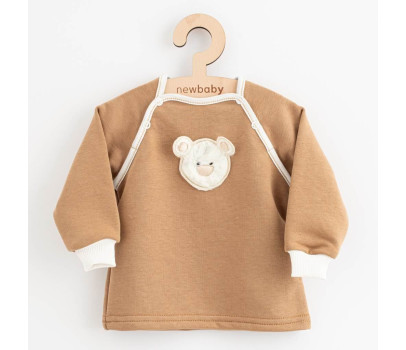 Kojenecké tepláčky a mikinka New Baby Sebastian hnědá
