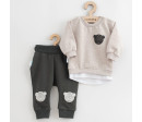 Kojenecká souprava tričko a tepláčky New Baby Brave Bear ABS béžová