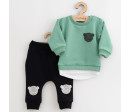 Kojenecká souprava tričko a tepláčky New Baby Brave Bear ABS zelená